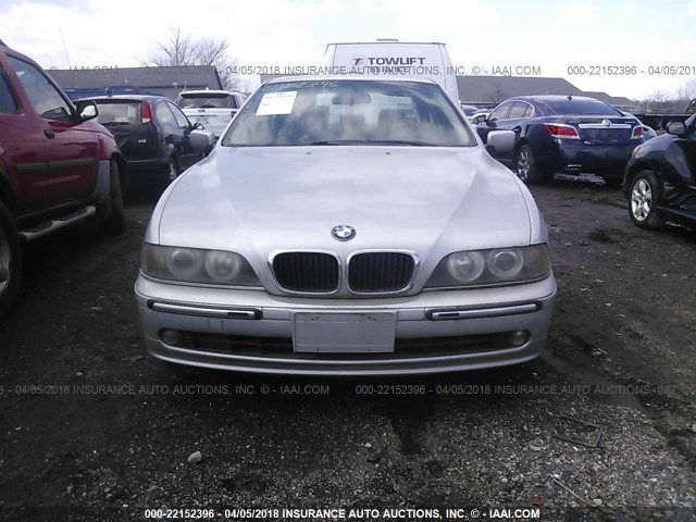 WBADT43412GZ99525 - 2002 BMW 525 I AUTOMATIC SILVER photo 6