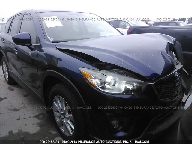 JM3KE2CE5D0160515 - 2013 MAZDA CX-5 TOURING BLUE photo 1