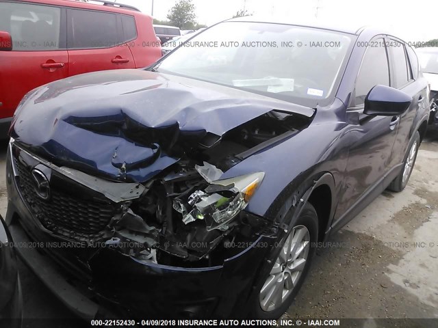 JM3KE2CE5D0160515 - 2013 MAZDA CX-5 TOURING BLUE photo 2