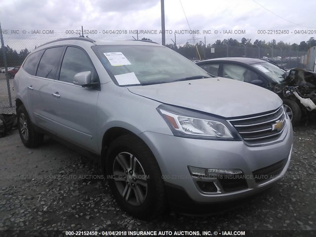 1GNKRGKD8HJ115224 - 2017 CHEVROLET TRAVERSE LT SILVER photo 1