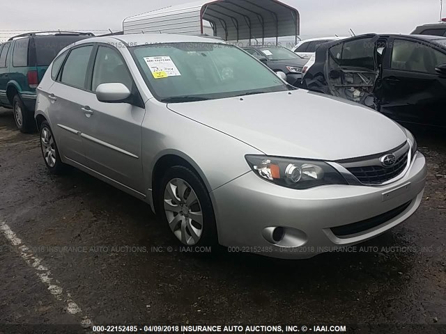 JF1GH61609H816952 - 2009 SUBARU IMPREZA 2.5I SILVER photo 1