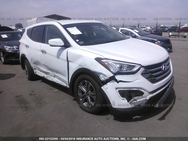 5XYZTDLB8GG339130 - 2016 HYUNDAI SANTA FE SPORT  WHITE photo 1