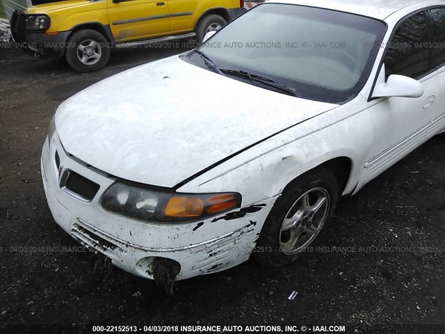 1G2HX54K1Y4197647 - 2000 PONTIAC BONNEVILLE SE WHITE photo 6