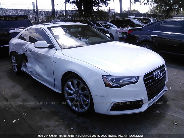 WAUM2AFR2GA040024 - 2016 AUDI A5 PREMIUM PLUS S-LINE WHITE photo 1