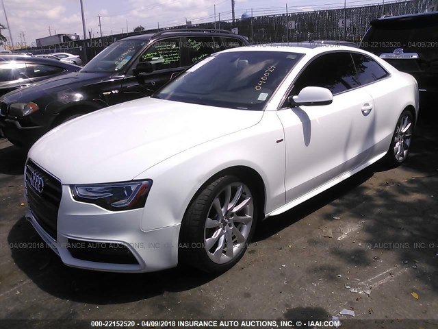 WAUM2AFR2GA040024 - 2016 AUDI A5 PREMIUM PLUS S-LINE WHITE photo 2