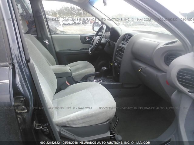 KM8SC13D96U091481 - 2006 HYUNDAI SANTA FE GLS/LIMITED GRAY photo 5