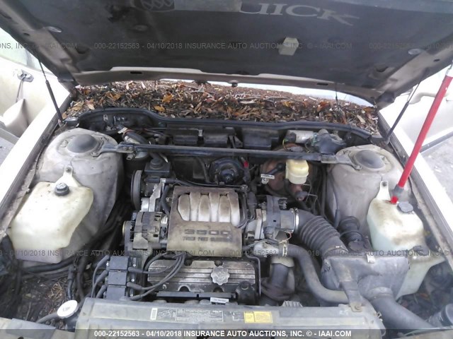 1G4CW53L2M1603879 - 1991 BUICK PARK AVENUE  TAN photo 10