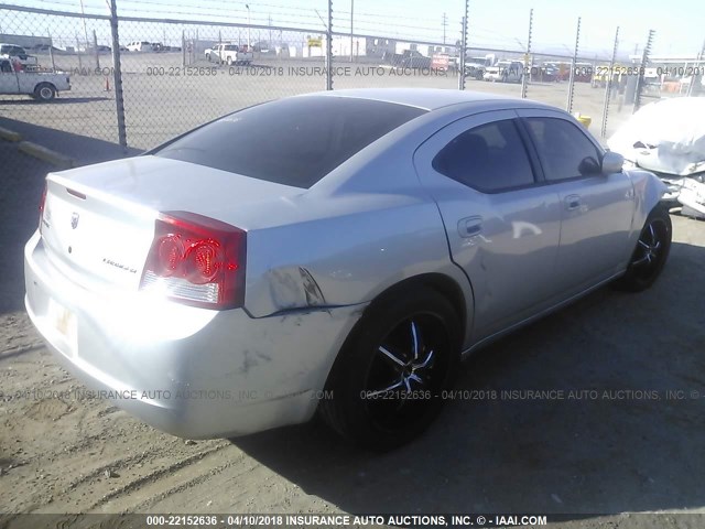 2B3CA4CD8AH150517 - 2010 DODGE CHARGER SILVER photo 4