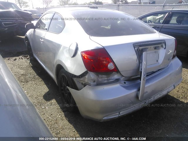 JTKDE177870212160 - 2007 TOYOTA SCION TC 银色 照片 3