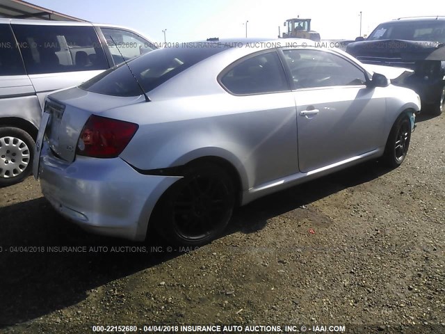 JTKDE177870212160 - 2007 TOYOTA SCION TC 银色 照片 4