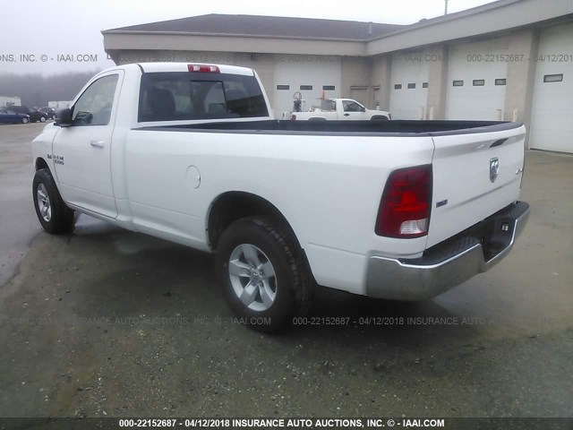 3C6JR7ET9JG129588 - 2018 RAM 1500 SLT WHITE photo 3