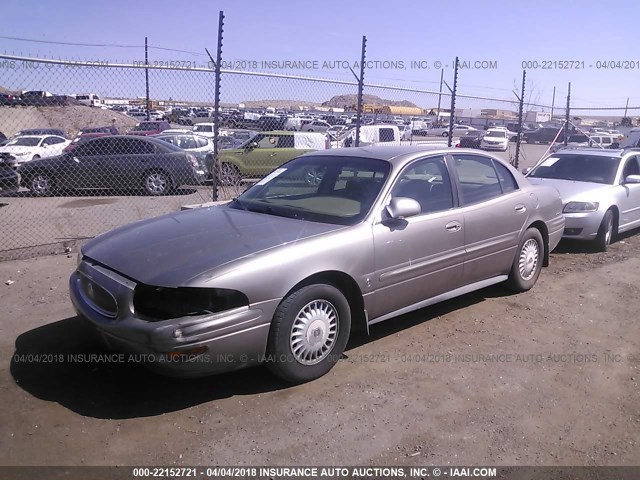 1G4HR54K61U149505 - 2001 BUICK LESABRE LIMITED GOLD photo 2