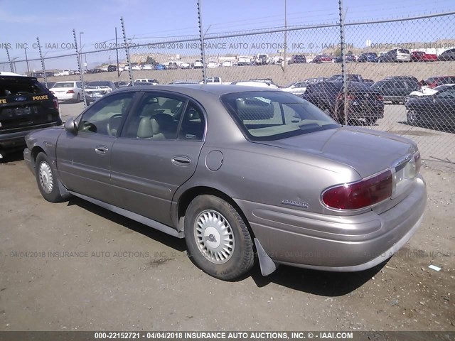 1G4HR54K61U149505 - 2001 BUICK LESABRE LIMITED GOLD photo 3