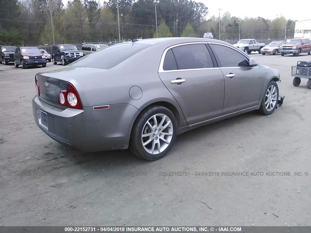 1G1ZE5EB7AF202910 - 2010 CHEVROLET MALIBU LTZ Boz foto 4