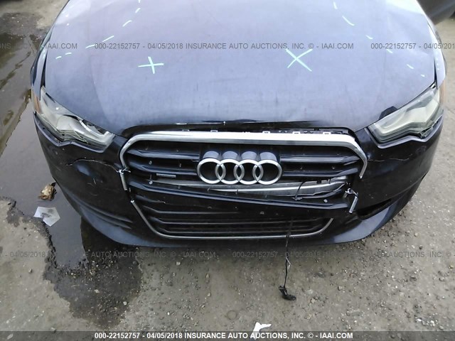 WAUGFAFC2DN118223 - 2013 AUDI A6 PREMIUM PLUS BLACK photo 6