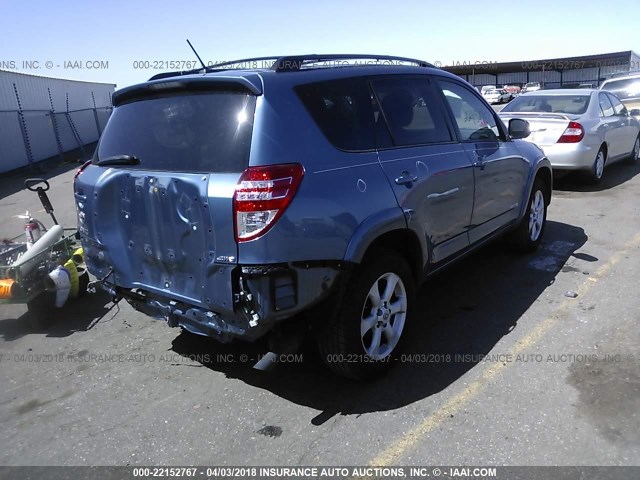 2T3DF4DV4BW137731 - 2011 TOYOTA RAV4 LIMITED BLUE photo 4