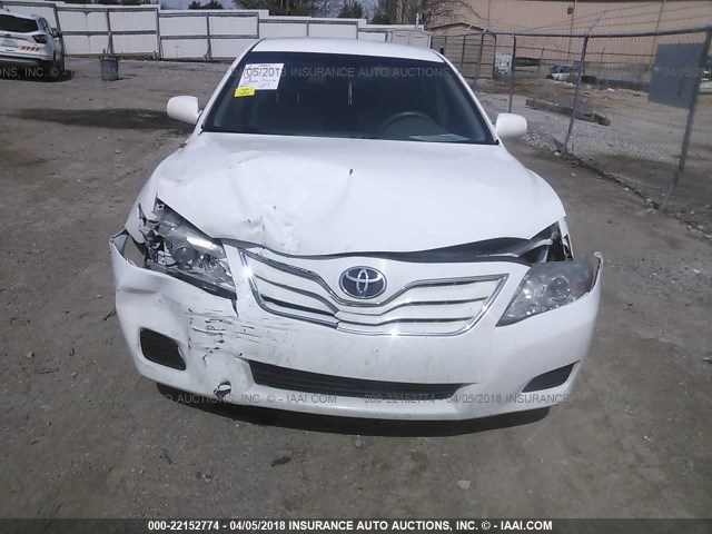 4T1BF3EK6BU777700 - 2011 TOYOTA CAMRY SE/LE/XLE 白色 照片 6