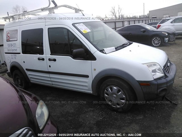 NM0LS6AN7DT144196 - 2013 FORD TRANSIT CONNECT XL WHITE photo 1