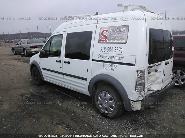 NM0LS6AN7DT144196 - 2013 FORD TRANSIT CONNECT XL WHITE photo 3