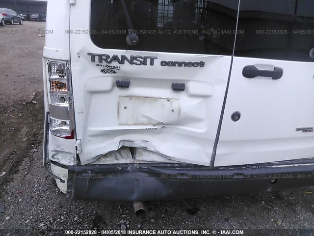 NM0LS6AN7DT144196 - 2013 FORD TRANSIT CONNECT XL WHITE photo 6