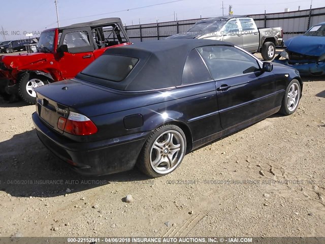 WBABW53424PL47519 - 2004 BMW 330 CI Dark Blue photo 4
