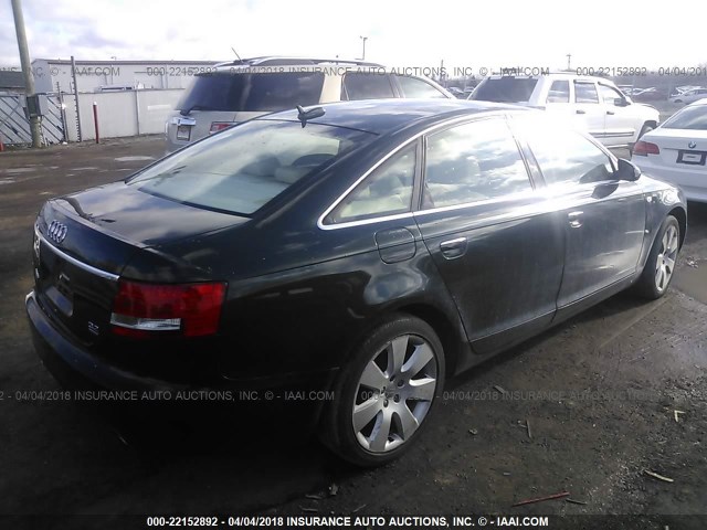 WAUDG74F45N096968 - 2005 AUDI A6 3.2 QUATTRO GREEN photo 4