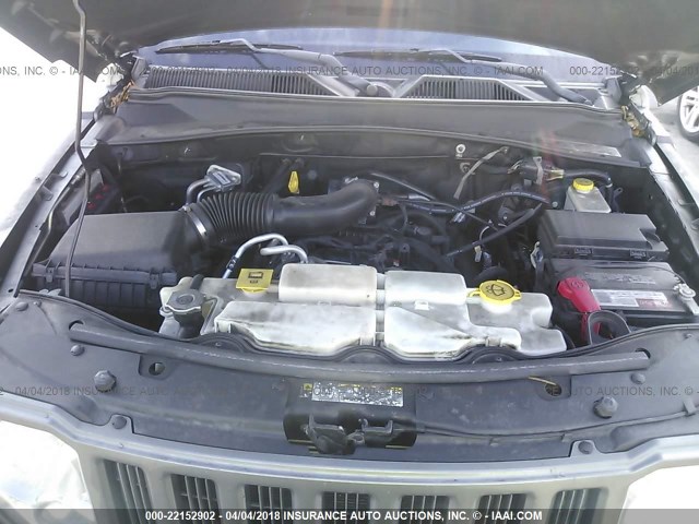 1C4PJLAK0CW160975 - 2012 JEEP LIBERTY SPORT 灰色 照片 10