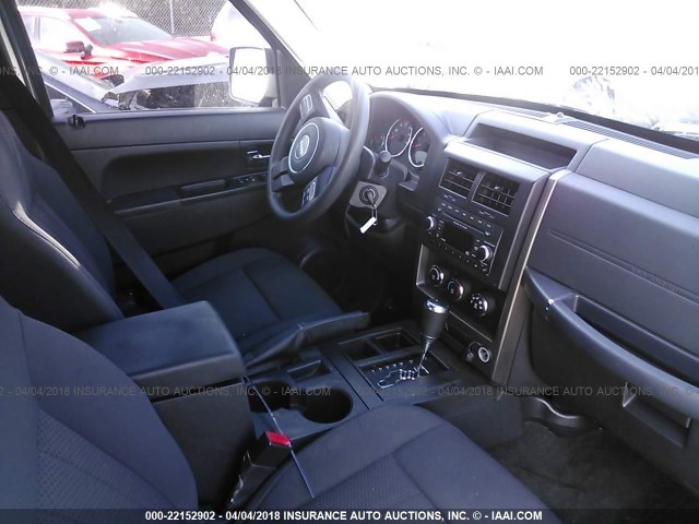 1C4PJLAK0CW160975 - 2012 JEEP LIBERTY SPORT 灰色 照片 5