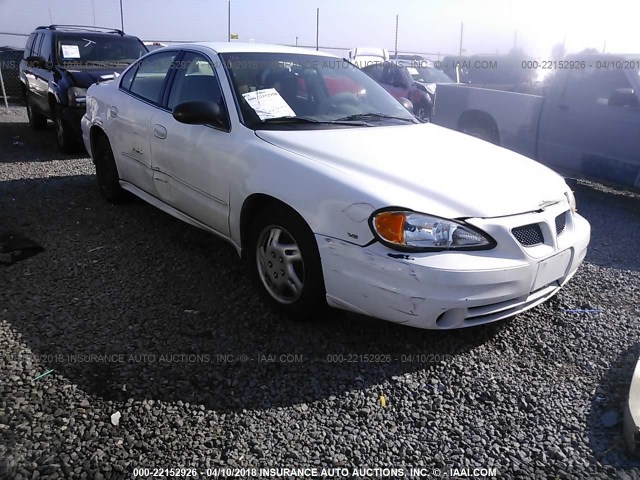 1G2NE52E65M103022 - 2005 PONTIAC GRAND AM SE WHITE photo 1