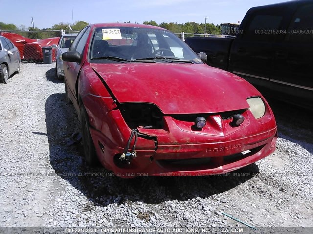 1G2JB524417335772 - 2001 PONTIAC SUNFIRE SE RED photo 6