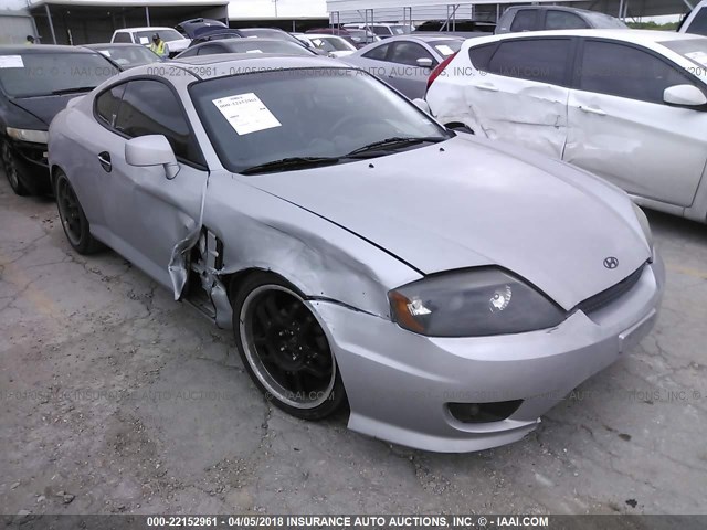 KMHHN65F86U209018 - 2006 HYUNDAI TIBURON GT/SE/GT LIMITED SILVER photo 1