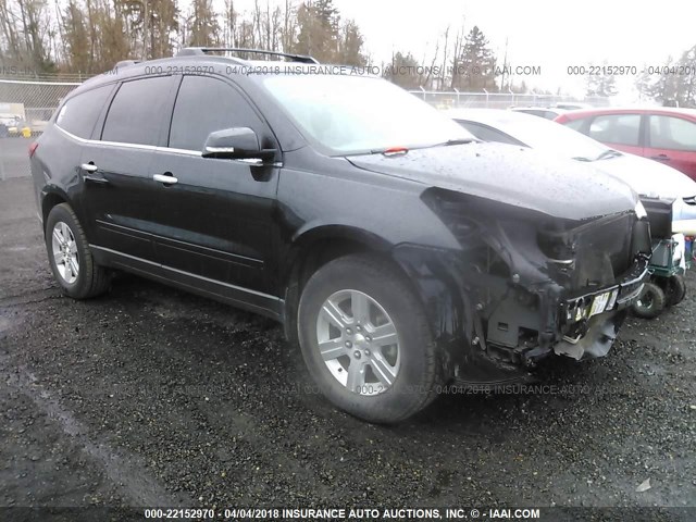 1GNLVGED1AJ253642 - 2010 CHEVROLET TRAVERSE LT BLACK photo 1