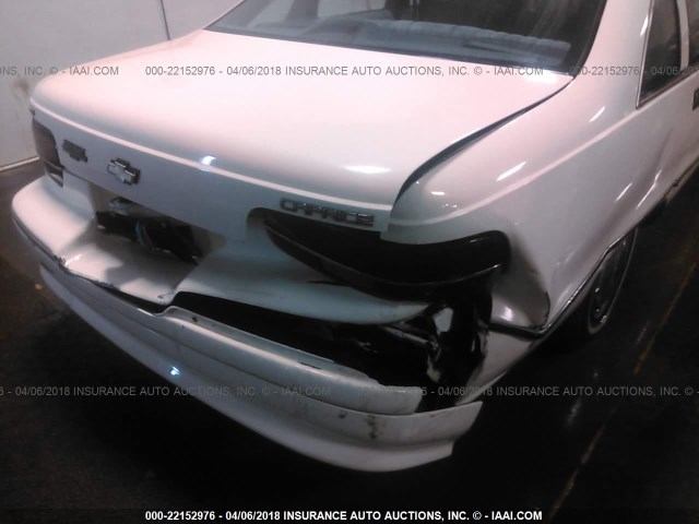 1G1BL53E2NW143288 - 1992 CHEVROLET CAPRICE WHITE photo 6