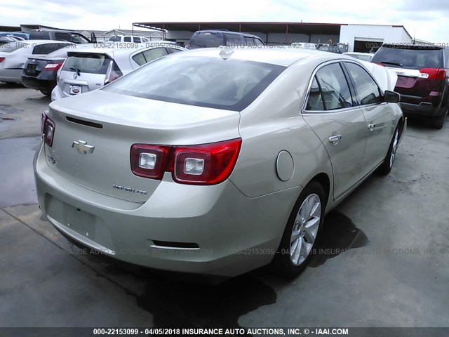 1G11H5SA6DF310357 - 2013 CHEVROLET MALIBU LTZ 棕色 照片 4