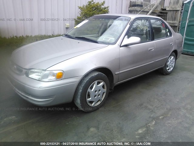 2T1BR18E3YC358845 - 2000 TOYOTA COROLLA VE/CE/LE 棕色 照片 2