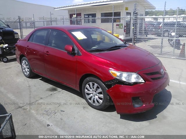 5YFBU4EE9CP024221 - 2012 TOYOTA COROLLA S/LE RED photo 1