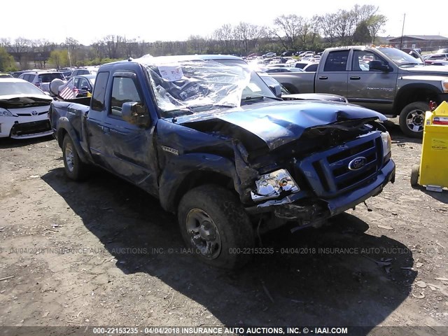 1FTKR1EE8APA73506 - 2010 FORD RANGER SUPER CAB BLUE photo 1