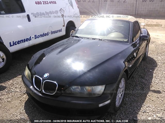 4USCH3347YLF42175 - 2000 BMW Z3 2.8 BLACK photo 6