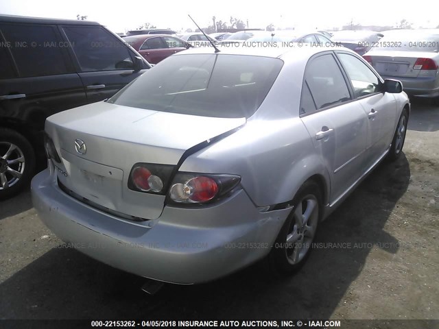 1YVHP80C675M42442 - 2007 MAZDA 6 I Silber Foto 4