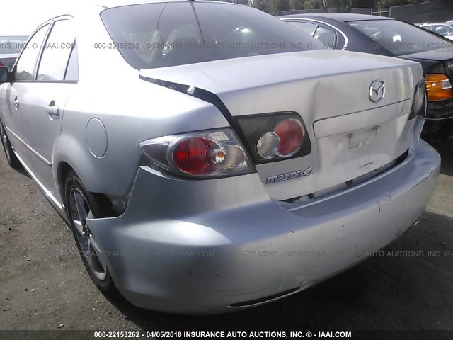 1YVHP80C675M42442 - 2007 MAZDA 6 I SILVER photo 6