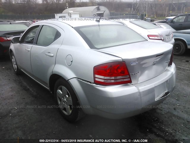 1B3CC4FB8AN189331 - 2010 DODGE AVENGER SXT SILVER photo 3