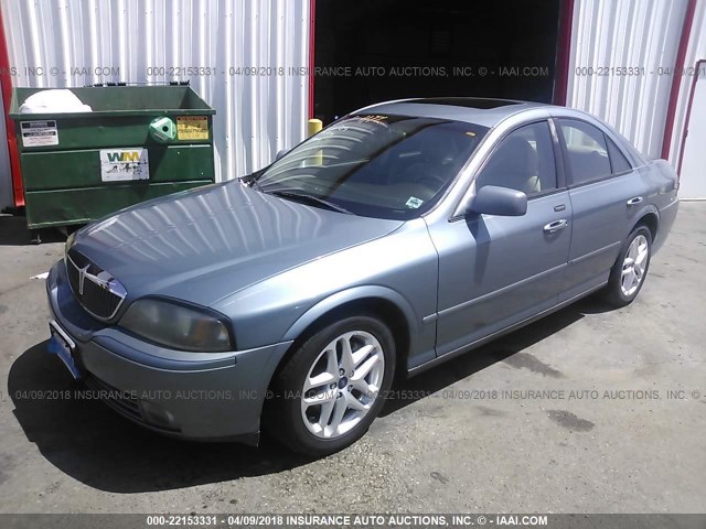 1LNHM87A93Y656929 - 2003 LINCOLN LS Light Blue photo 2