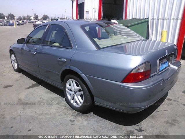 1LNHM87A93Y656929 - 2003 LINCOLN LS Light Blue photo 3