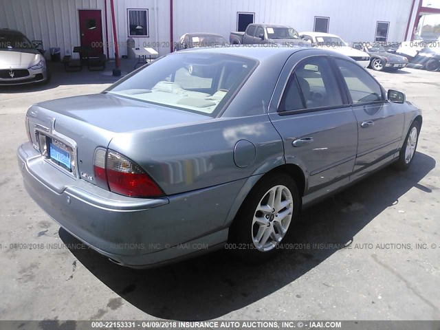 1LNHM87A93Y656929 - 2003 LINCOLN LS Light Blue photo 4