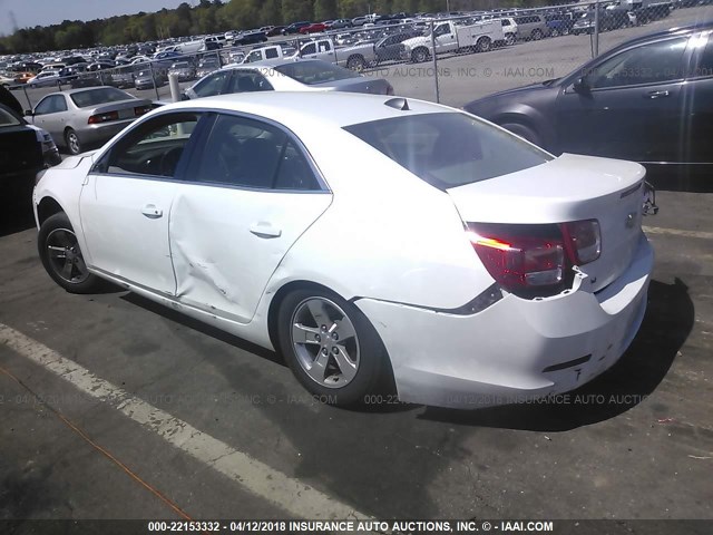 1G11A5SL7EF263881 - 2014 CHEVROLET MALIBU LS WHITE photo 3