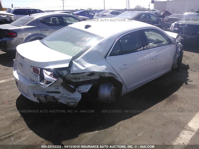 1G11A5SL7EF263881 - 2014 CHEVROLET MALIBU LS WHITE photo 4