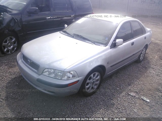 YV1VS29522F814980 - 2002 VOLVO S40 1.9T SILVER photo 2