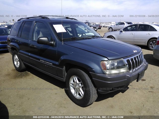 1J4GX48S03C614647 - 2003 JEEP GRAND CHEROKEE LAREDO BLUE photo 1