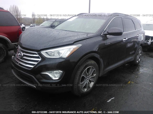 KM8SMDHF5DU013785 - 2013 HYUNDAI SANTA FE GLS/LIMITED BLACK photo 2