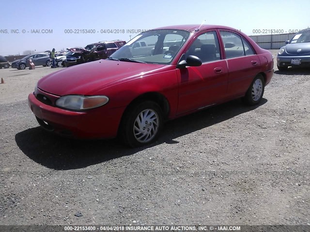 1FAFP13P8WW268732 - 1998 FORD ESCORT SE/SPORT RED photo 2